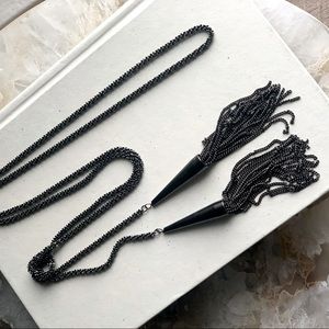 Kendra Scott Phara Necklace gunmetal